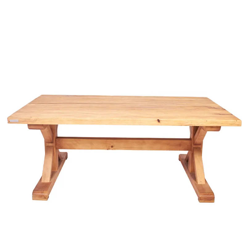 Mesa de living rustica 110cm — Serra Amoblamientos en Madera natural - Mesas de living, Uruguay | Serra Amoblamientos