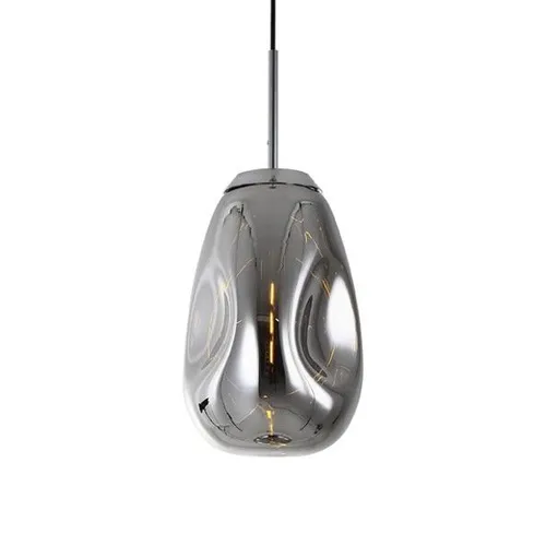 L. COLGAR BLOWN M 22XH33 METAL en Gris - Lámparas colgantes, Uruguay | Masinfinito Casa