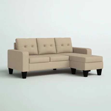 Sillon 3 cuerpos con chaise Herbie - Beige en Beige - Sillones y sofás, Uruguay | La Cueva Muebles, vista 9