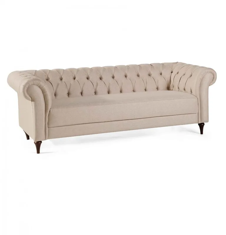 SOFA MANHATTAN 215X81X73CM en Beige - Sillones y sofás, Uruguay | Vinibel