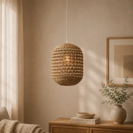Lámpara De Techo Tripoli Natural - Lámparas de mesa, Uruguay | Aihaus