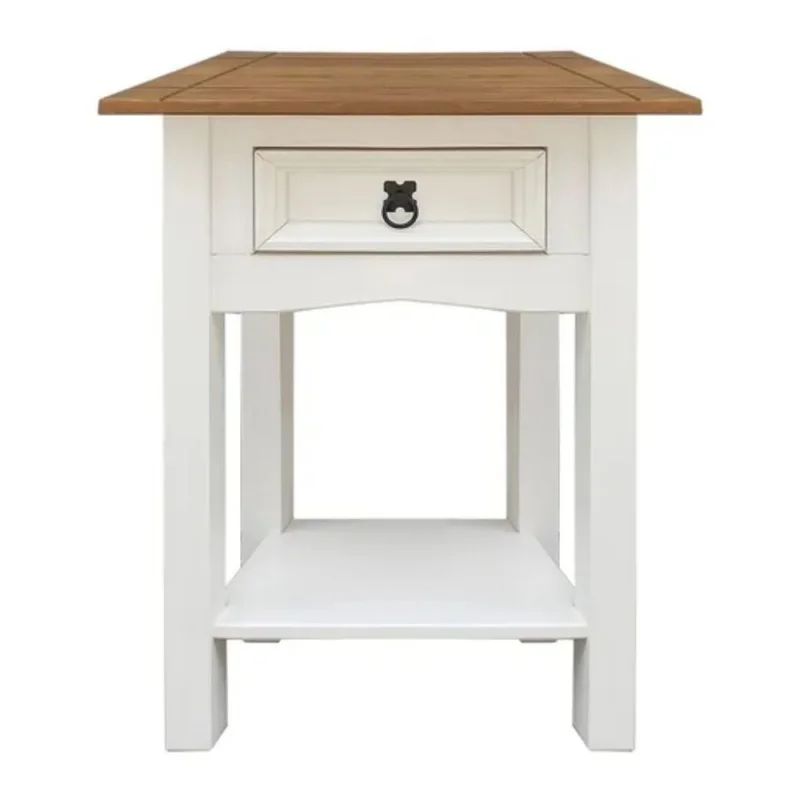 Promo 2 Mesa de Luz 1 Cajón Línea Naturale - BLANCO en Blanco - Mesas de luz, Uruguay | La Cueva Muebles, vista 5