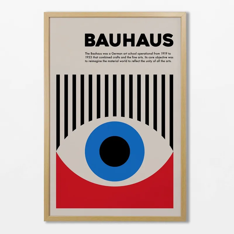 Bauhaus - Red eye en Multicolor - Láminas, Uruguay | La Cuadrería