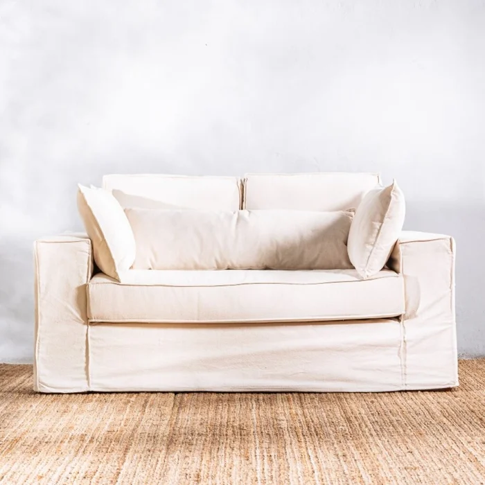Sillón Garda 2 Cuerpos Crudo en Beige - Sillones y sofás, Uruguay | Aihaus
