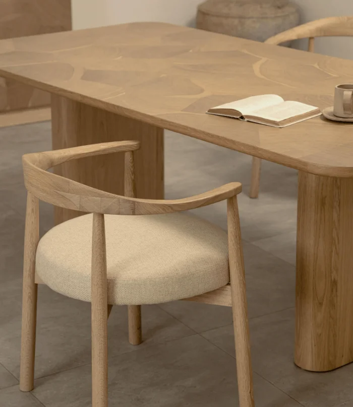 MESA COMEDOR BAKERS NEW LAURA en Madera natural - Mesas de comedor, Uruguay | Masinfinito Casa, vista 2