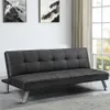 Sofa Cama Volcable Pu Con Patas Metal Metalicas - Sillones y sofás, Uruguay | Lais Muebles, vista 3 de 4
