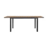 Mesa de jardin extensible Osaka - Negra en Negro - Muebles para el exterior, Uruguay | La Cueva Muebles, vista 3 de 5