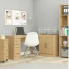 Escritorio en L 2 puertas 3 cajones Roble Dakar - Escritorios y sillas de escritorio, Uruguay | Que Sal Muebleria, vista 3 de 4