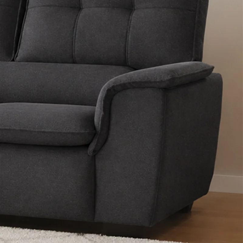 Sillon Sofa Living 2 Cuerpos Tapizado En Tela Alta Calidad en Gris - Muebles, Uruguay | Soy Hogar, vista 3