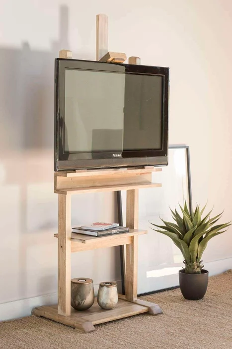CABALLETE PARA TV - ALAMO NATURAL - Muebles para TV, Uruguay | La Iberica