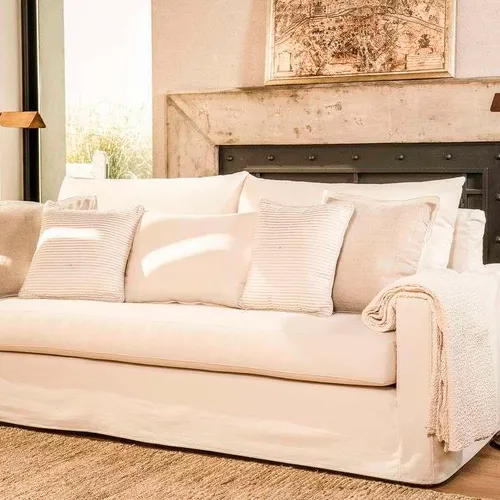 SILLON SOFIA - JEAN NATURAL LAVABLE en Off-white - Sillones y sofás, Uruguay | La Iberica
