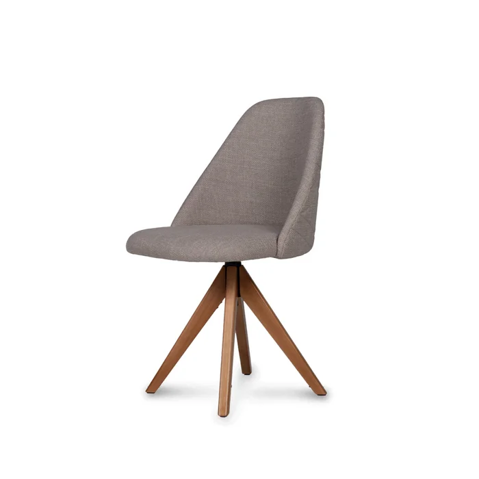 Silla Giratoria Karol 141- Tela Microfibra - A6 (Tostado) en Beige - Butacas, banquetas y puffs, Uruguay | NYR
