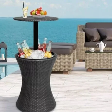 Mesa de jardin CoolBar en Negro - Muebles para el exterior, Uruguay | La Cueva Muebles, vista 15