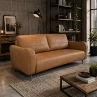 Sofa Riley 3C 2.53mt (100% Cuero) en Marrón - Sillones y sofás, Uruguay | Casa Brava, vista 11