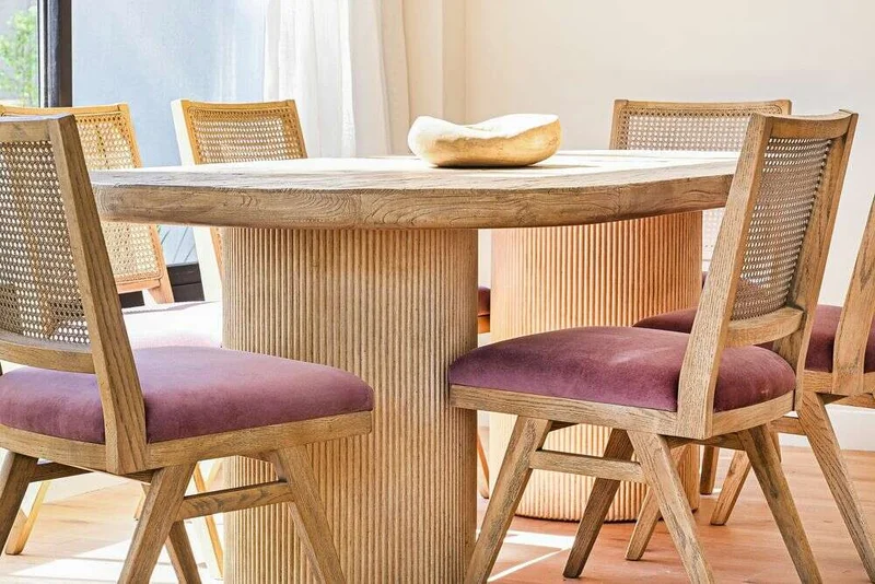 SILLA MODERNA CON ESTERILLA - TERCIOPELO UVA en Violeta - Sillas, Uruguay | La Iberica, vista 10