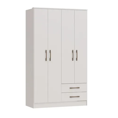 CASTRO - ROPERO TOQUIO 4 PUERTAS BLANCO 4400AB - Roperos y placares, Uruguay | Alfa Ventas