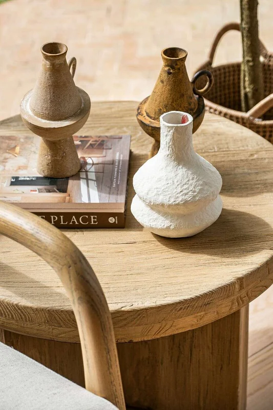 MESA LATERAL DUA - OLMO en Madera natural - Mesas de living, Uruguay | La Iberica, vista 8