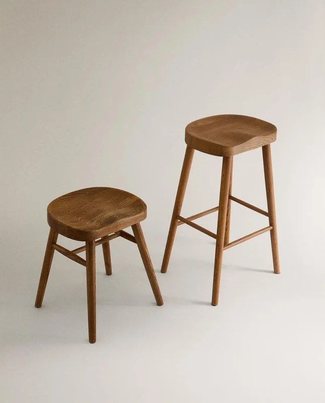 TABURETE MADERA FRESNO - Sillas, Uruguay | Zara Home, vista 3