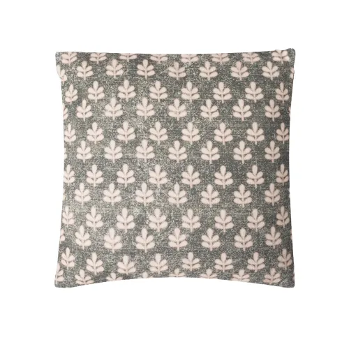 Almohadón Algodon Gris Mildred en Gris - Textiles, Uruguay | Divino