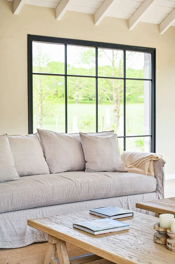 SILLON ALMA LINO GRIS CLARO - 2.30 MTS en Gris - Sillones y sofás, Uruguay | La Iberica, vista 2