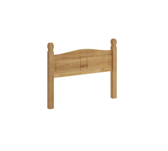 Respaldo 2 plazas Madera Maciza 140cm - Linea Mexicana - Natural en Madera natural - Respaldos de cama, Uruguay | Rústico Hogar, vista 2