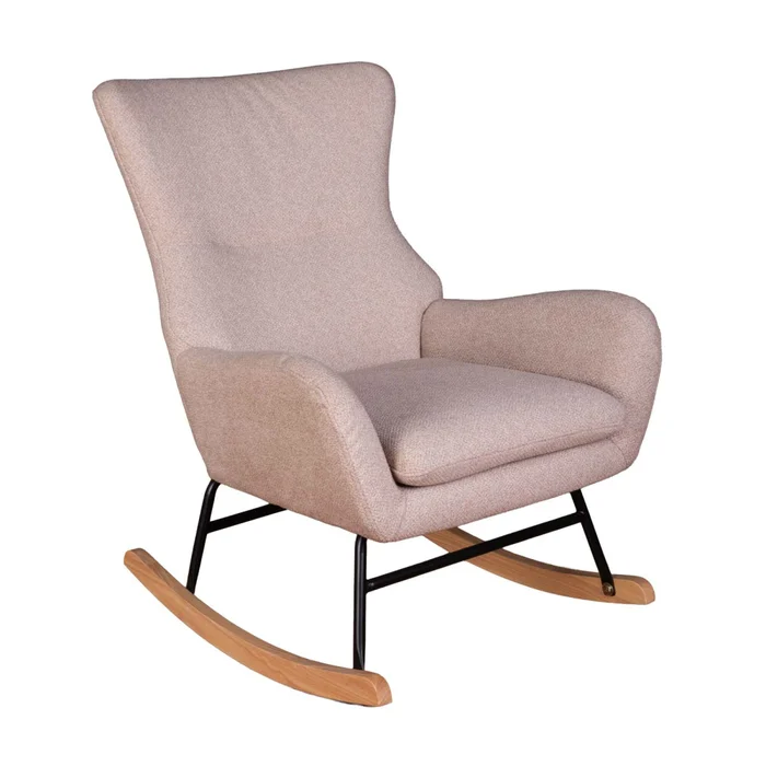 Mecedora 1 Cuerpo Tela Natural-beige Alba Beige en Beige - Sillones y sofás, Uruguay | Divino, vista 2