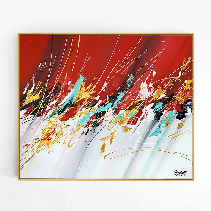 Cuadro Obra Crimse 120x100 en Multicolor - Decoración de pared, Uruguay | Balton, vista 2