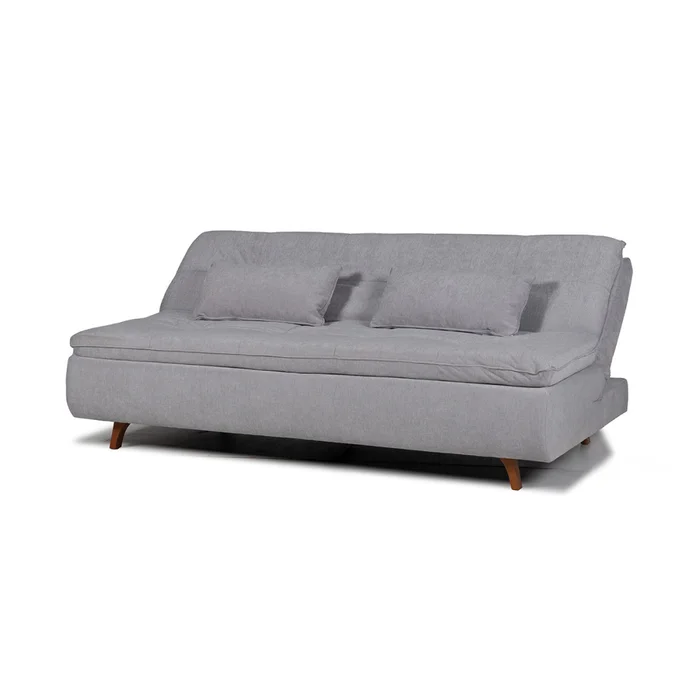 Sofá Cama Maira - Tela Microfibra - 10286 (Gris) en Gris - Sillones y sofás, Uruguay | NYR, vista 3