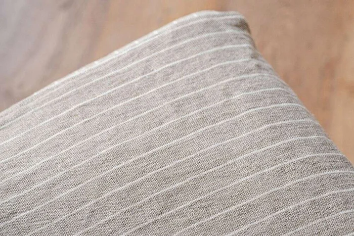 FUNDA SILLA AÑO 50 - LINO ALTO GRAMAJE RAYADO BEIGE en Multicolor - Sillas, Uruguay | La Iberica, vista 4