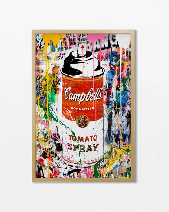 Banksy Grafitti N.06 en Multicolor - Láminas, Uruguay | La Cuadrería