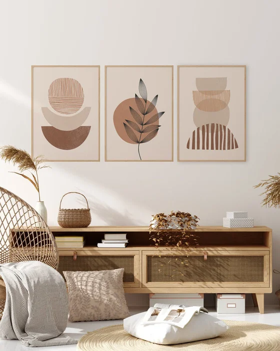 Boho Tríptico N.05 - Láminas, Uruguay | La Cuadrería