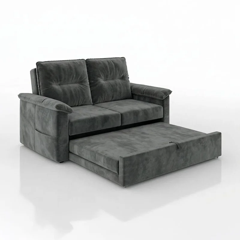 Sillon Sofa Cama 2 Cuerpos Retractil Y Reclinable en Gris - Sillones y sofás, Uruguay | Soy Hogar, vista 3