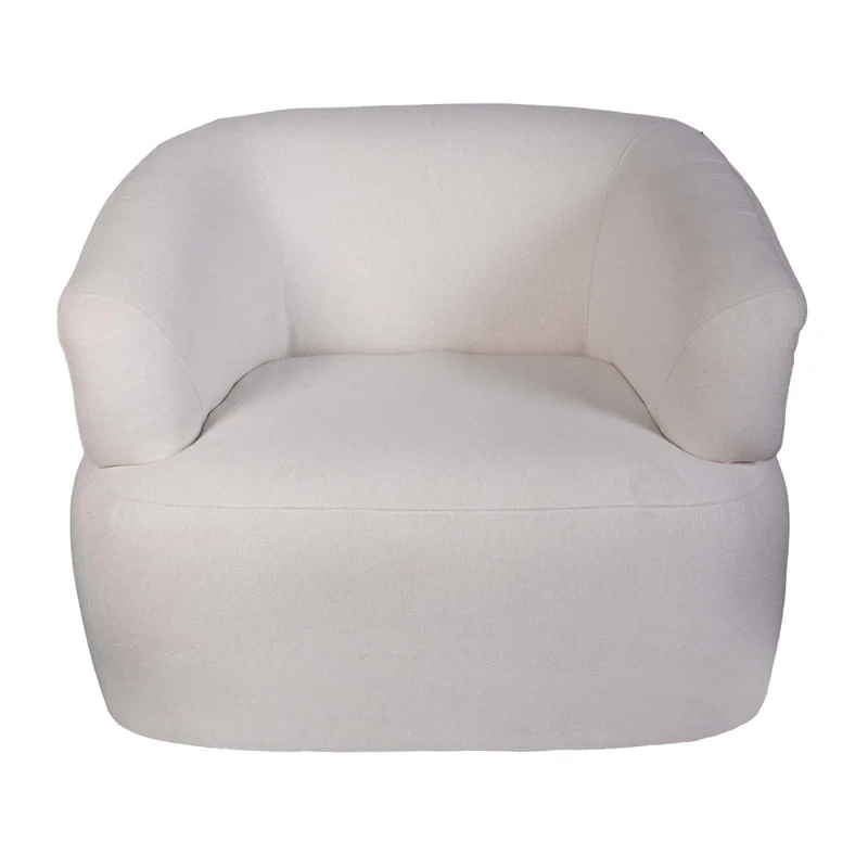 Butaca 1 Cuerpo Tela Natural-beige Gaia Natural en Blanco - Sillones y sofás, Uruguay | Divino, vista 3