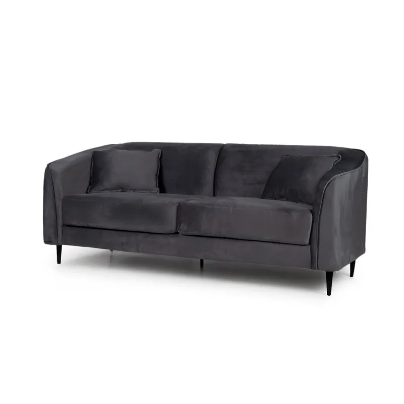Sofá Ivy - Microfibra - 3 cuerpos - 9204 en Gris - Sillones y sofás, Uruguay | NYR
