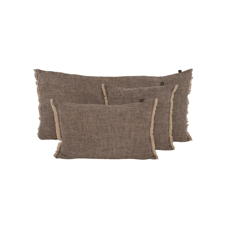 ALMOHADON CUBA LINO en Marrón - Textiles, Uruguay | Masinfinito Casa