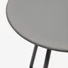Mesa redonda de exterior Montjoi de acero - con acabado gris Ø 70 cm en Gris - Muebles para el exterior, Uruguay | Kavehome, vista 3 de 5