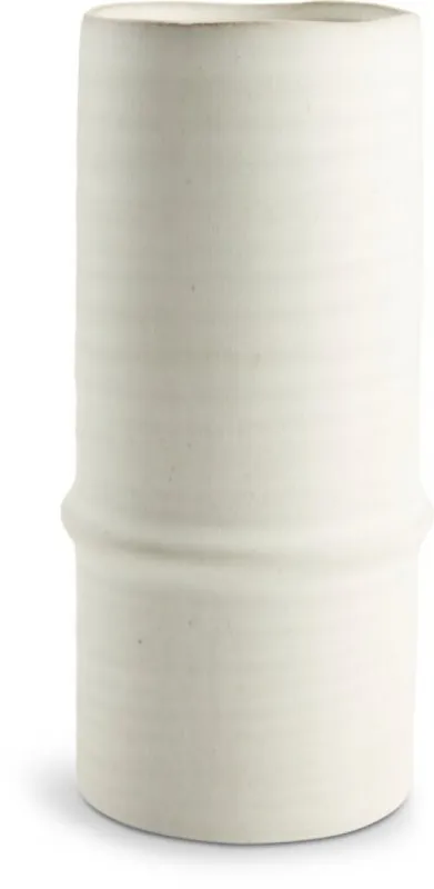 Jarrón EMANUEL Ø12xH25cm blanco en Blanco - Jarrones, Uruguay | JYSK