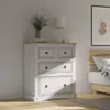 Comoda 4 cajones - Linea mexicana - Blanco en Blanco - Cómodas, Uruguay | Rústico Hogar, vista 1 de 3
