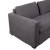Sofá 3 Cuerpos Tela Gris Nunu Gris Osc en Gris - Sillones y sofás, Uruguay | Divino, vista 4 de 8