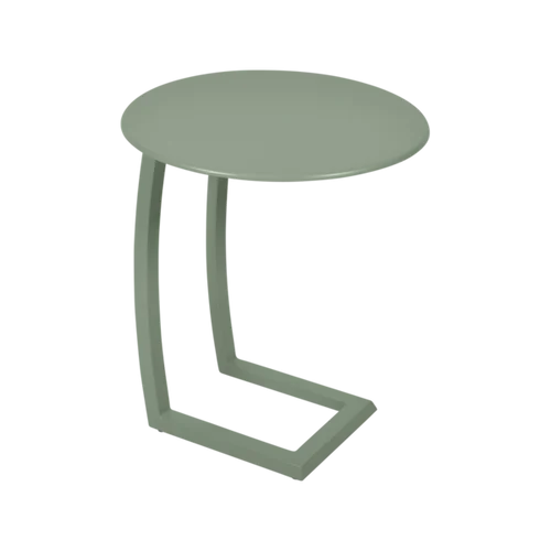 MESA AUXILIAR OFFSET D48CM Alizé en Verde - Mesas de living, Uruguay | Pipi Cucu Paris