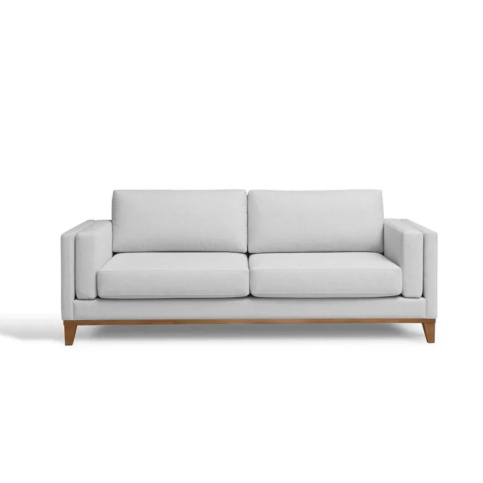 Sillón 3 Cuerpos Tela-premium Gris Luxor Premium Easy Clean Gris Cla en Gris - Sillones y sofás, Uruguay | Divino, vista 2
