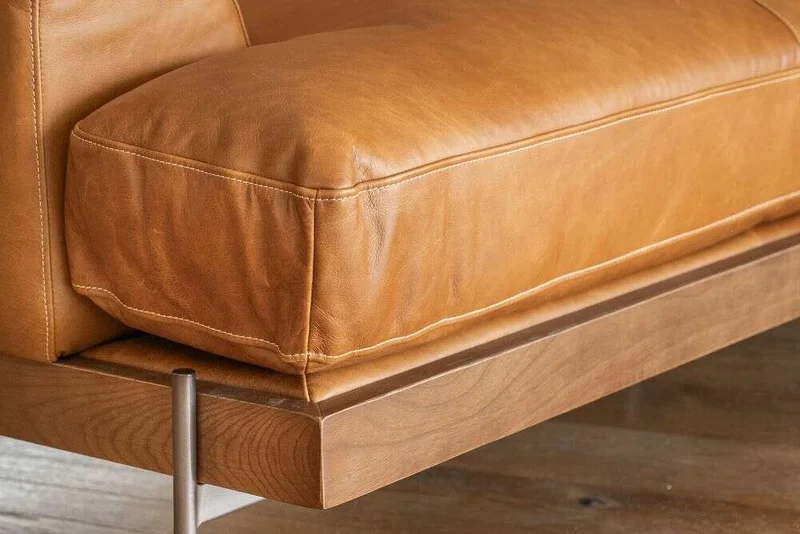 SILLON COSMOPOLITAN - CUERO ITALIANO CARAMELO en Marrón - Sillones y sofás, Uruguay | La Iberica, vista 13