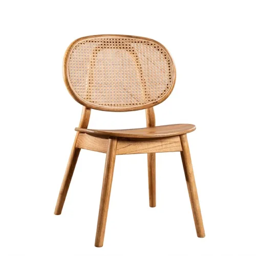 Silla De Comedor Atenas Teca - Sillas, Uruguay | Berna home