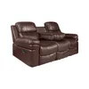 Juego De Sillones Re-cuero Mr2138 3 + 2 Chocolate en CHOC. - Sillones y sofás, Uruguay | Divino, vista 4 de 4