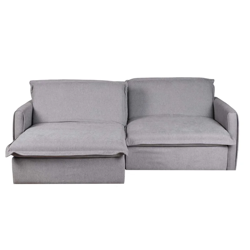 Sofá Cama 3 Cuerpos Tela Gris Verona en Gris - Sillones y sofás, Uruguay | Divino, vista 6