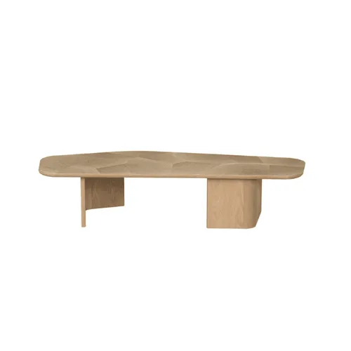 MESA CENTRO BAKERS HOJAS ROBLE L en Madera natural - Mesas de living, Uruguay | Masinfinito Casa