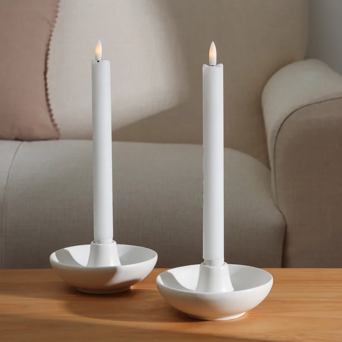 Vela Led Alta 22 en Blanco - Velas y Portavelas, Uruguay | Tiendas Montevideo