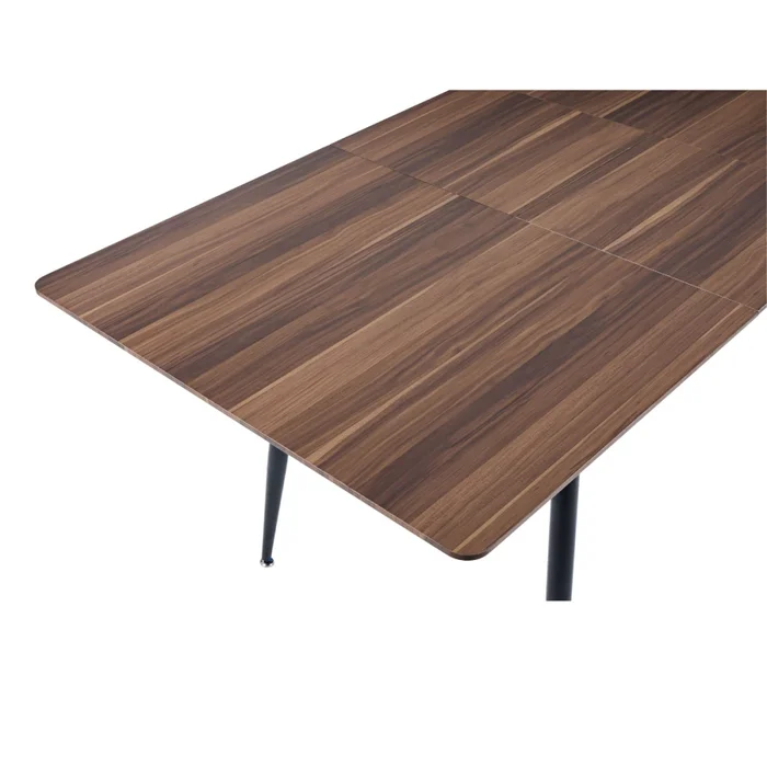 Mesa de Comedor Extensible Lupo - Roble Oscuro en Marrón - Mesas de comedor, Uruguay | Nyr, vista 4
