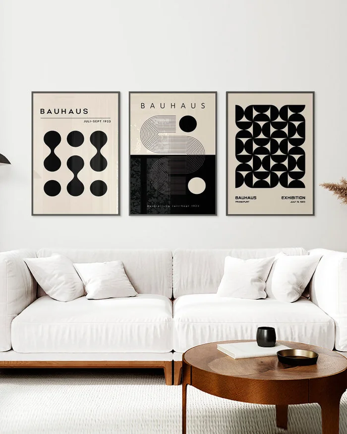 Bauhaus - Black Vintage en Multicolor - Láminas, Uruguay | La Cuadrería, vista 2