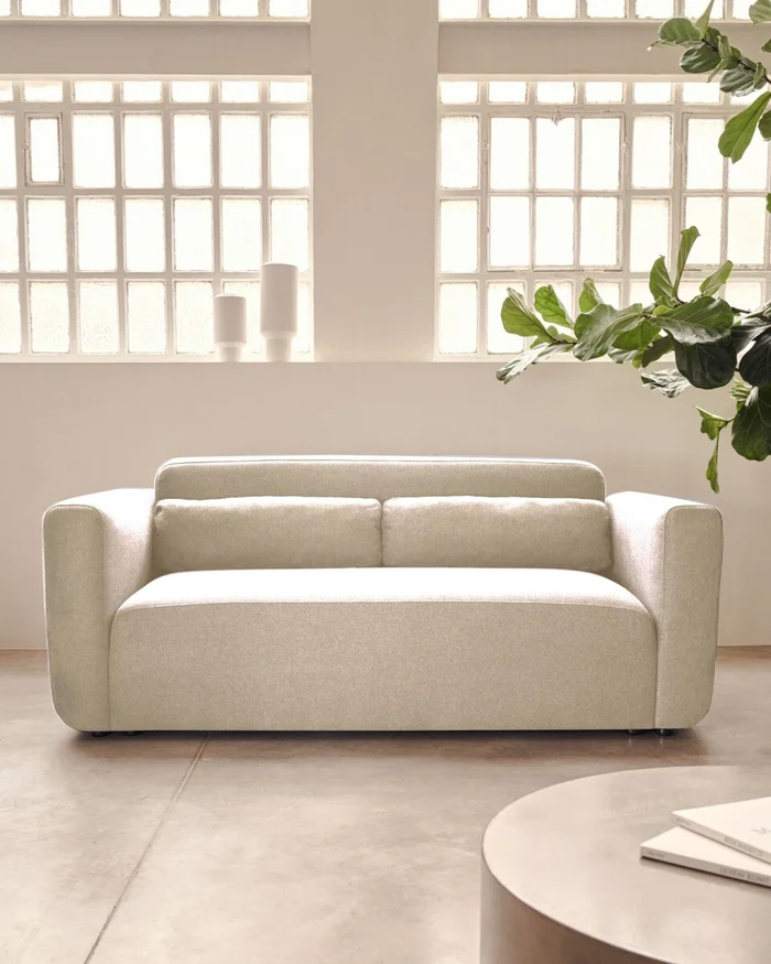 Sofá modular Neom - 2 plazas beige 188 cm en Beige - Sillones y sofás, Uruguay | Kavehome, vista 2